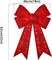 32 inch Red Christmas Bows with LED Lights,72 Led Christmas Tree Decoration Wreath Bow Light,11 Function Christmas Bow Topper Light for Indoor Outdoor Christmas Decoration